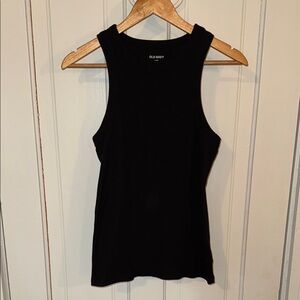 Old Navy Black Fitted Tank Top